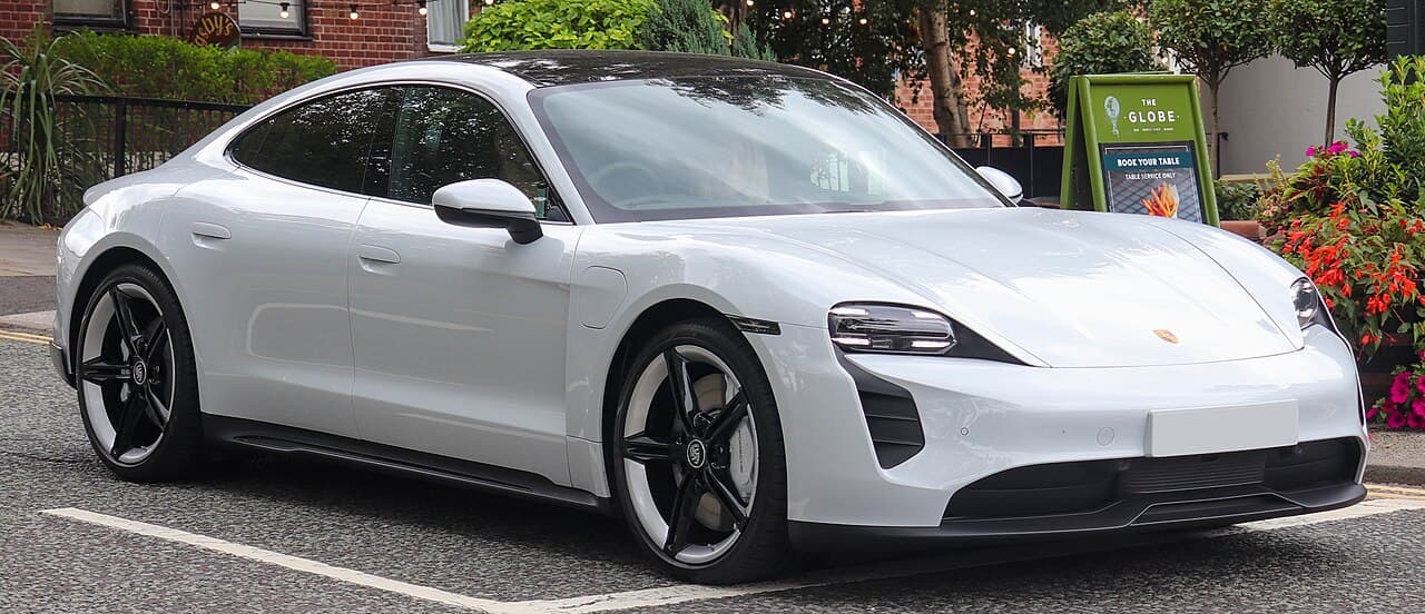 Porsche Taycan model photograph