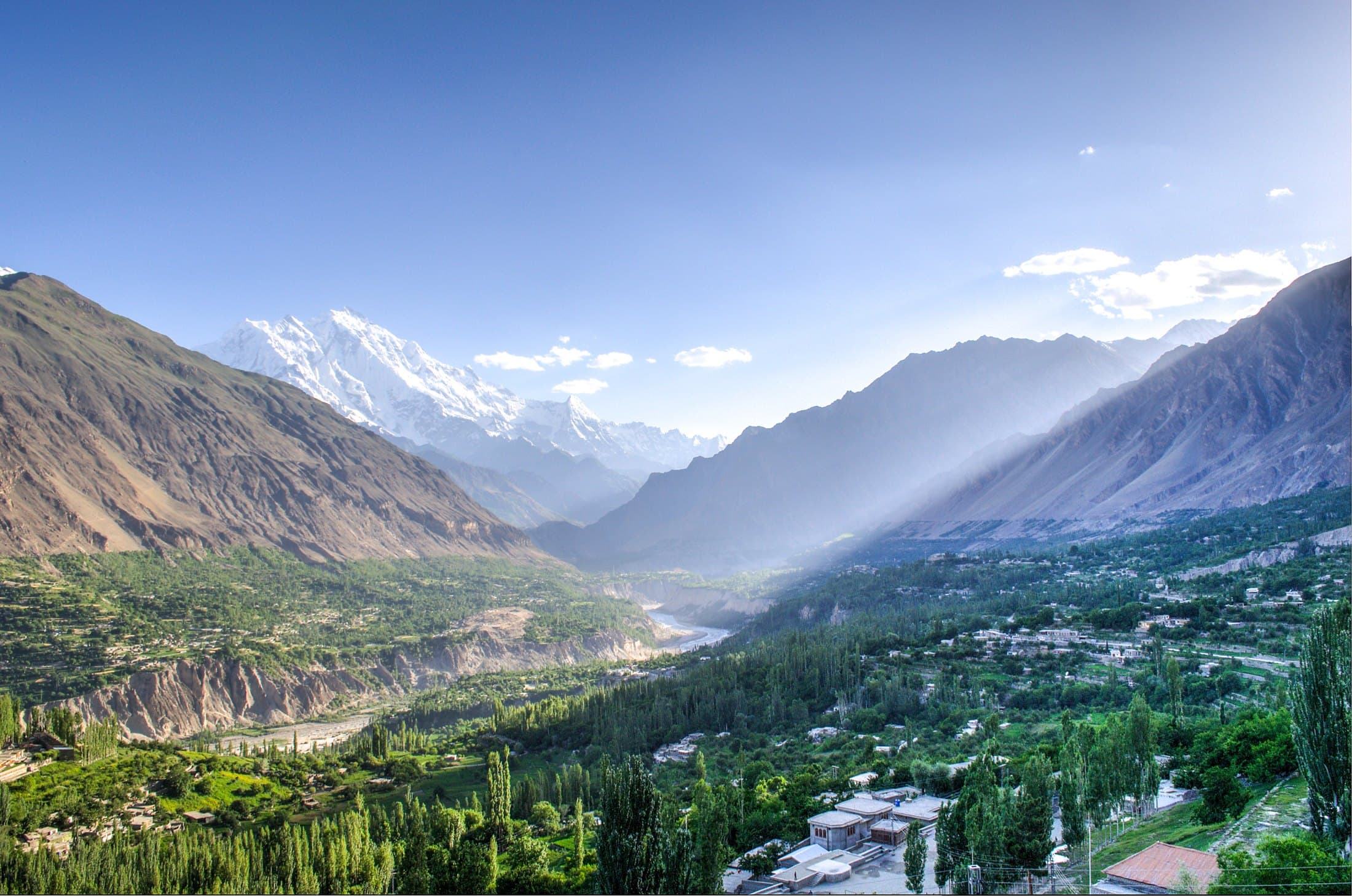Hunza Valley and the mountain landscape of northern Pakistan
