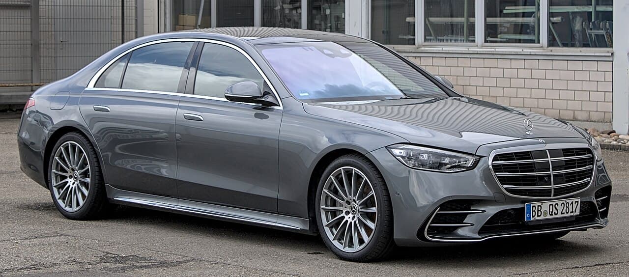 Mercedes-Benz S-Class model reference for luxury car hire