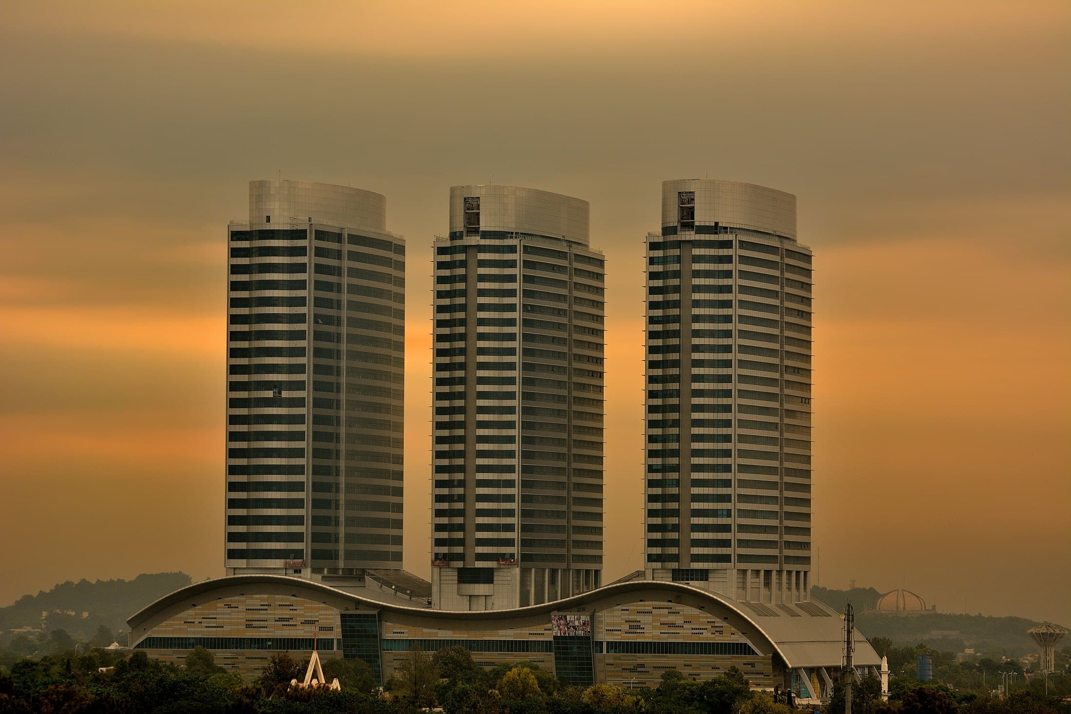 The Centaurus towers in Islamabad